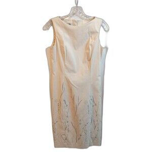 YL by YAIR VTG Women's Size 6  Sleeveless Floral Detail. Style# D327045.